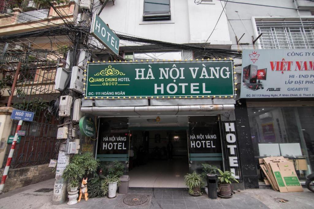 Ha Noi Vang Hotel Hoang Ngan 河内 外观 照片